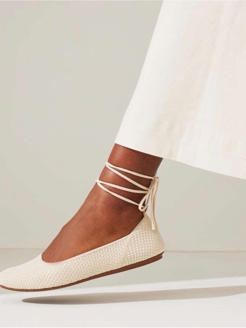 Rothy’s Square Toe Wrap flat